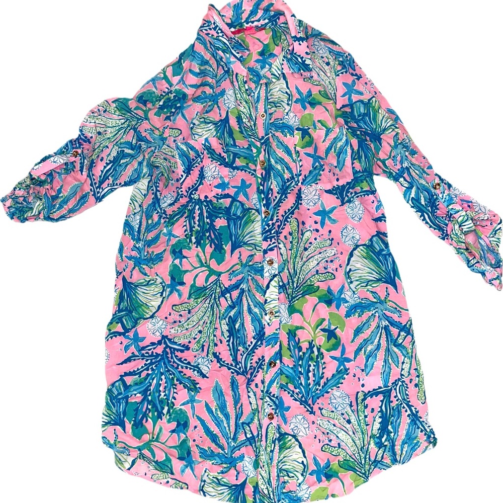 Small Lily Pulitzer swimsuit cover up or dress